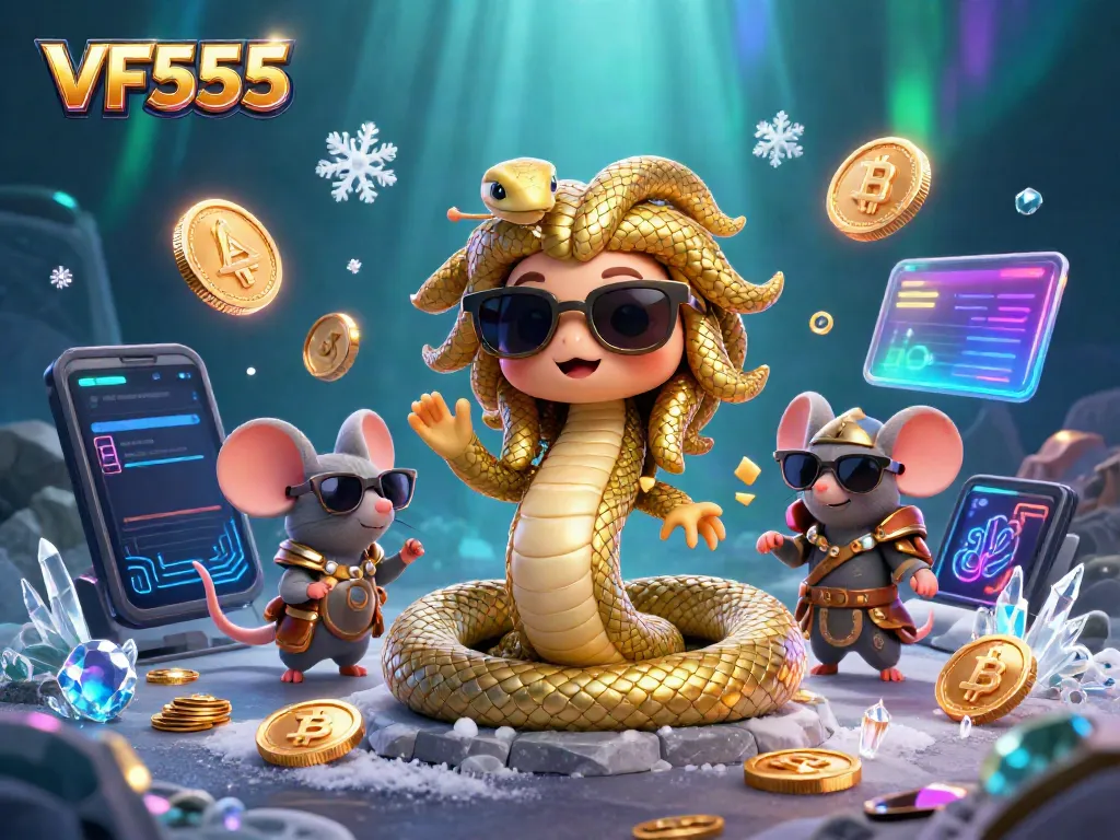 Experience thrilling casino action with VF555 in a magical 3D world filled with cryptocurrencies.
