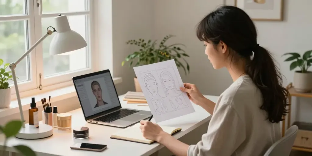 Expert analyzing alternatives to QOVES in a cozy home office.