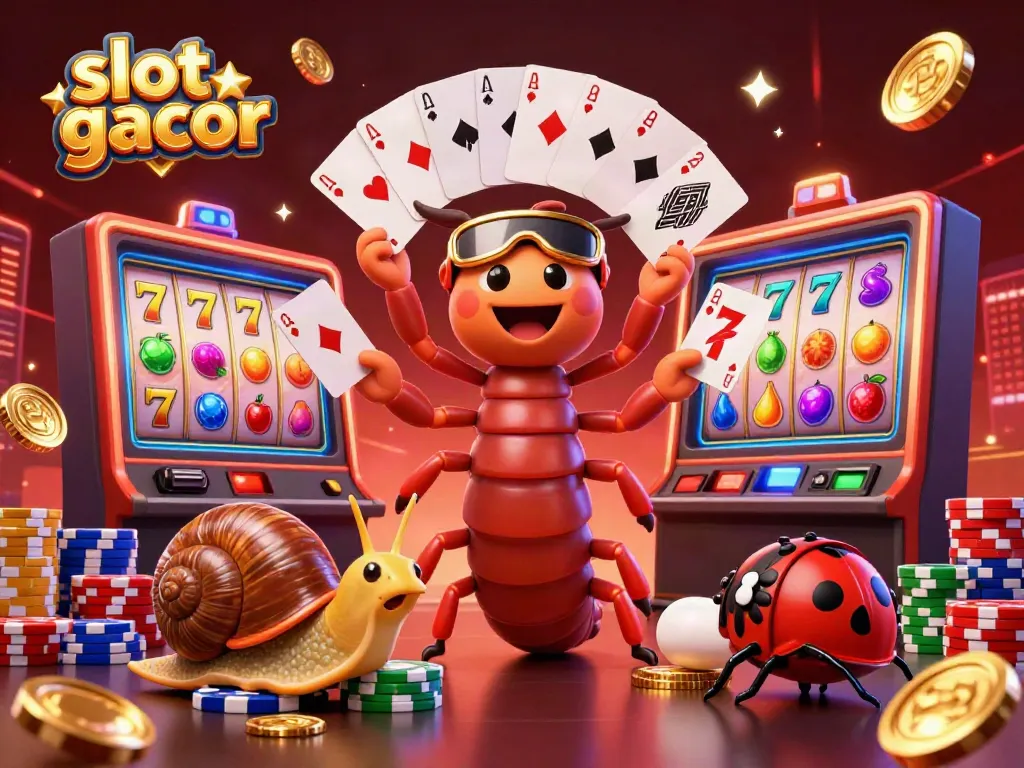 Experience excitement at slot gacor with vibrant characters and dynamic game elements.