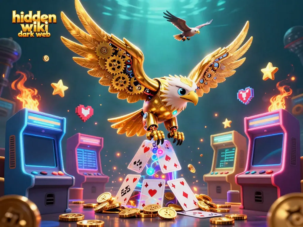 Experience the thrill of hidden wiki dark web gaming with vibrant characters and casino elements.