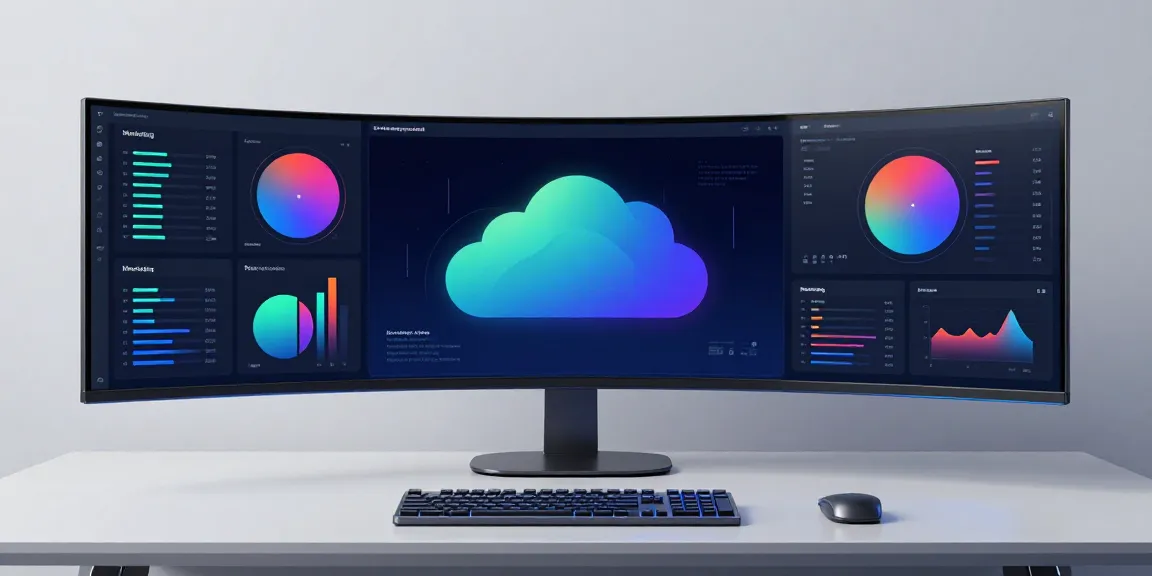 "plateforme de marketing d’influence displayed on a modern cloud computing dashboard with detailed analytics."