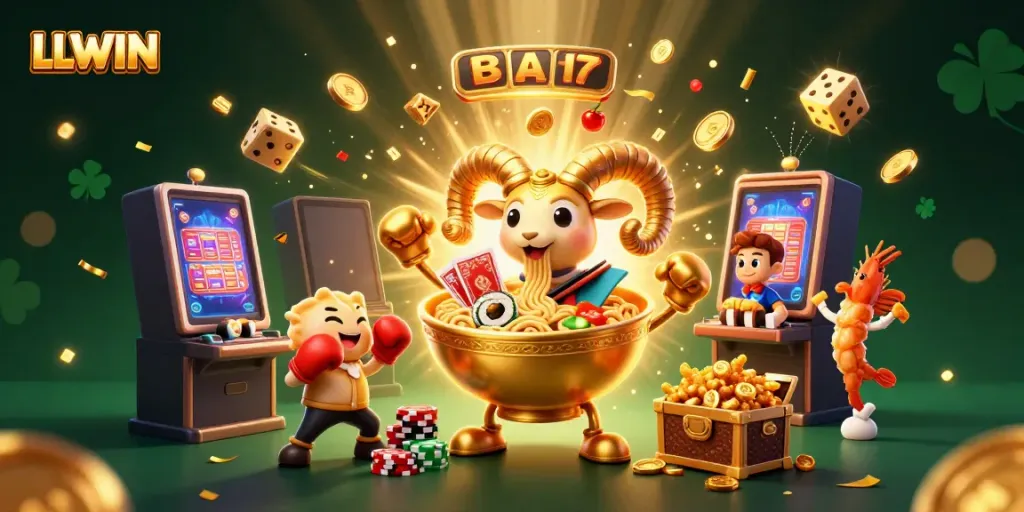 Experience thrilling gameplay at LLWIN with dynamic casino-themed characters and exciting game elements.