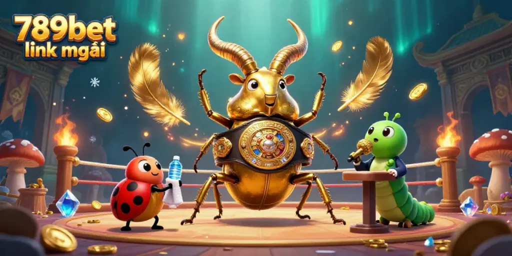 Bet on 789bet link mới with exciting character matchups and casino elements in an action-packed scene.