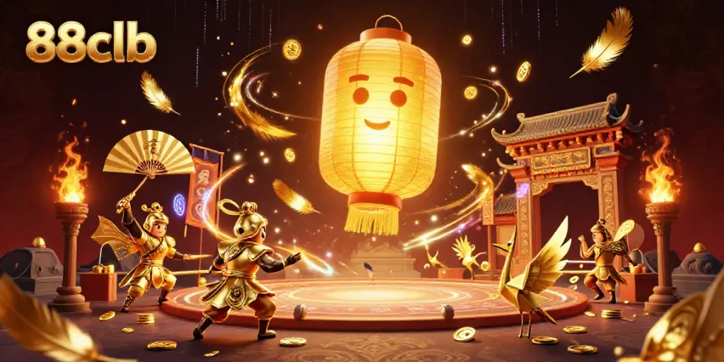 Experience thrilling gambling adventures at 88clb with glowing spirits and dynamic casino elements.